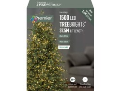 Tree Brights 1500 on 37.5m WARM WHITE CLEAR CABLE